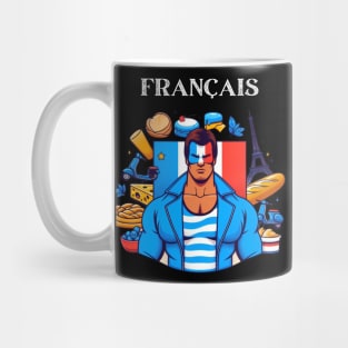 Francais: Mystery Man Mug